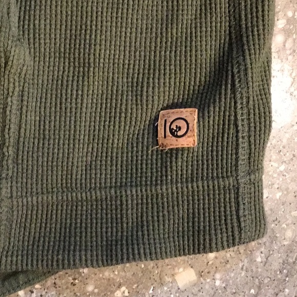 Tentree Treewaffle Knit cardigan, S, dark olive, organic cotton - Picture 8 of 10